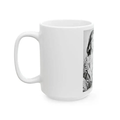Apron Strings (2), Calling All Girls, November 1946 - White Coffee Mug - Go Mug Yourself