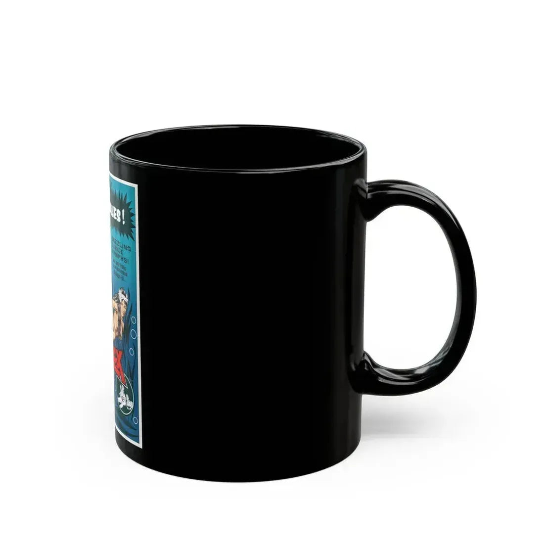 AQUA SEX (THE MERMAIDS OF TIBURON) 1962 Movie Poster - Black Coffee Mug - Go Mug Yourself
