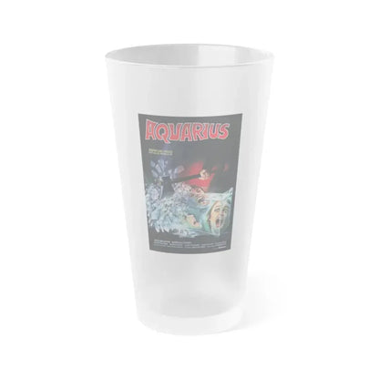 AQUARIUS (STAGEFRIGHT) 1987 Movie Poster - Frosted Pint Glass 16oz Default Title - Go Mug Yourself