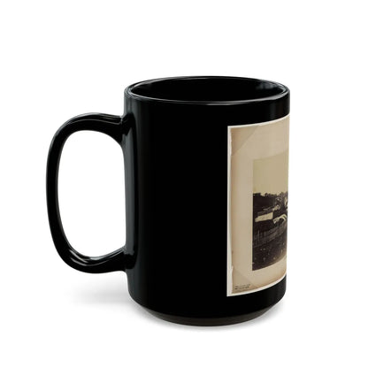 Aqueduct Bridge, Georgetown, D.C., Looking Toward Washington (U.S. Civil War) Black Coffee Mug-Go Mug Yourself