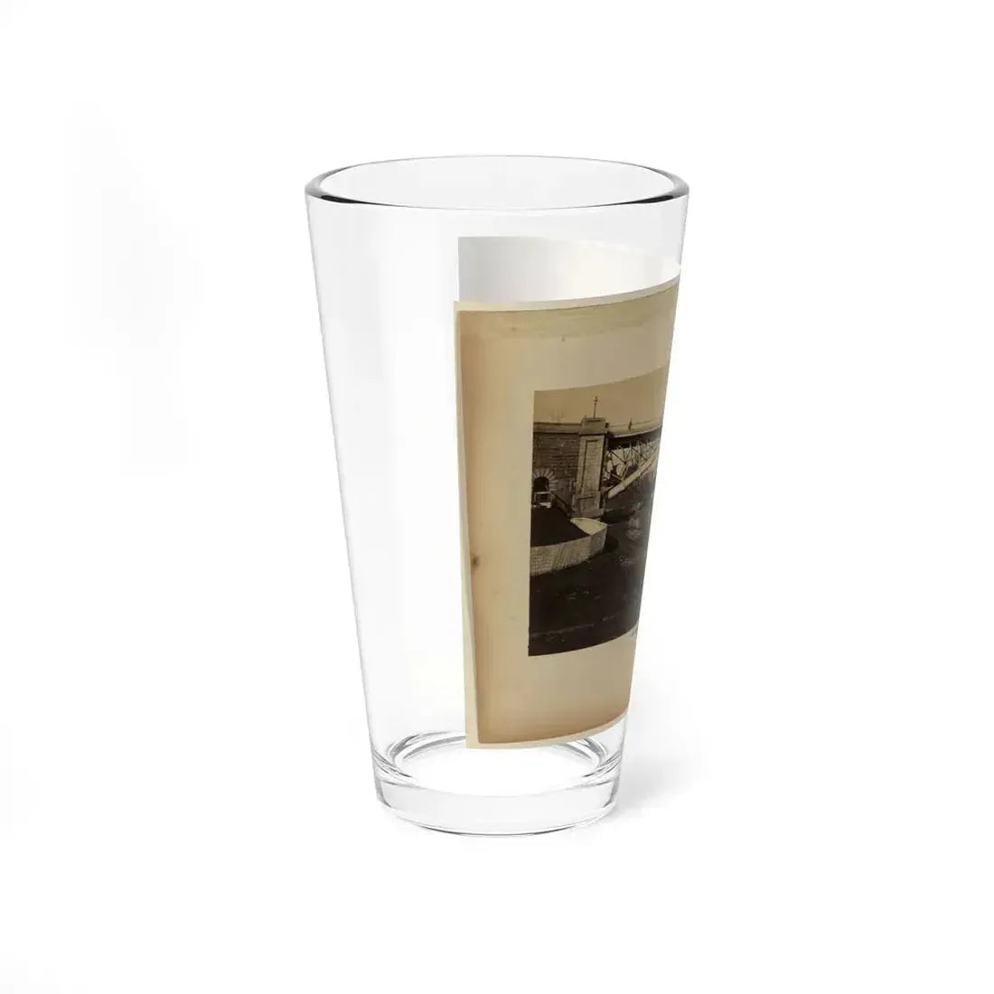 Aqueduct Bridge, Georgetown, D.C., Erected By Maj. Gen. M.C. Meigs (U.S. Civil War) Pint Glass 16oz - Go Mug Yourself