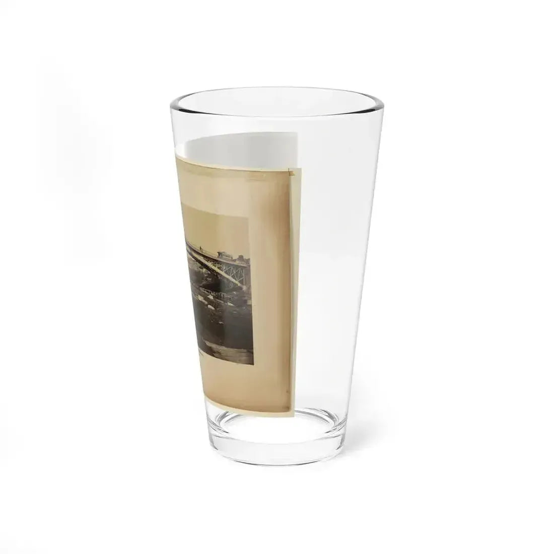 Aqueduct Bridge, Georgetown, D.C., Erected By Maj. Gen. M.C. Meigs (U.S. Civil War) Pint Glass 16oz - Go Mug Yourself