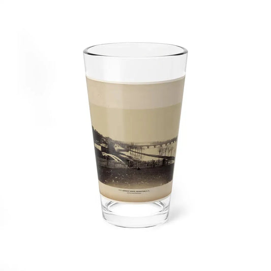 Aqueduct Bridge, Georgetown, D.C., Looking Toward Washington (U.S. Civil War) Pint Glass 16oz 16oz - Go Mug Yourself