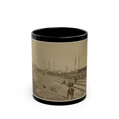 Aquia Creek Landing (U.S. Civil War) Black Coffee Mug-11oz-Go Mug Yourself