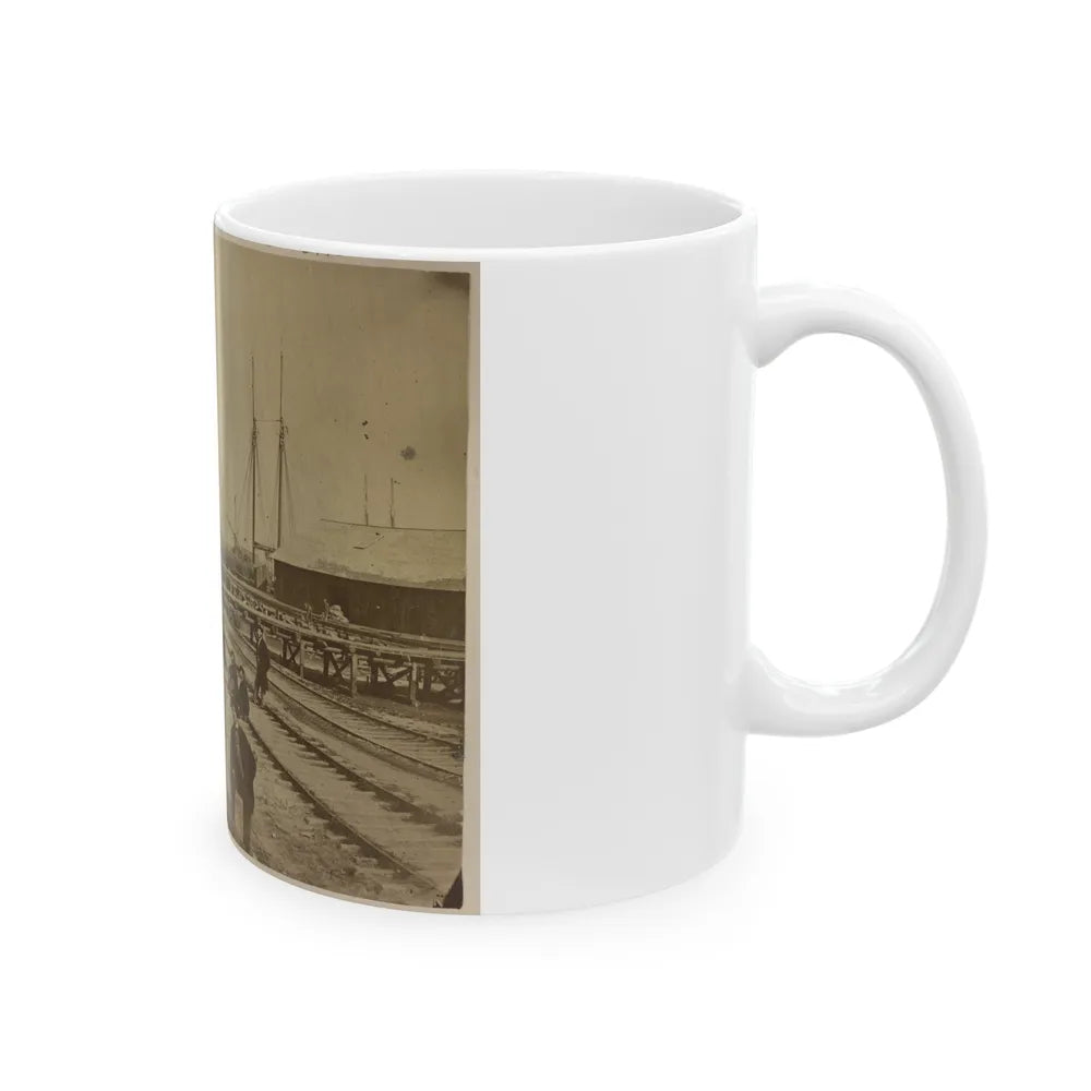 Aquia Creek Landing (U.S. Civil War) White Coffee Mug-Go Mug Yourself