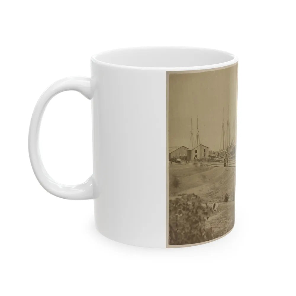 Aquia Creek Landing (U.S. Civil War) White Coffee Mug-Go Mug Yourself