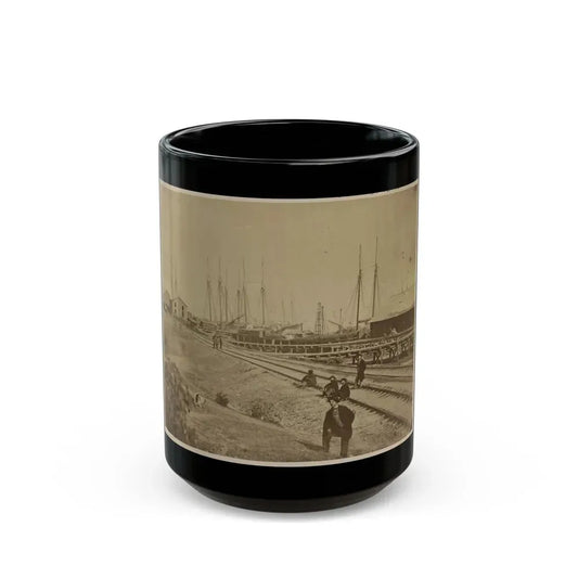 Aquia Creek Landing (U.S. Civil War) Black Coffee Mug 15oz - Go Mug Yourself