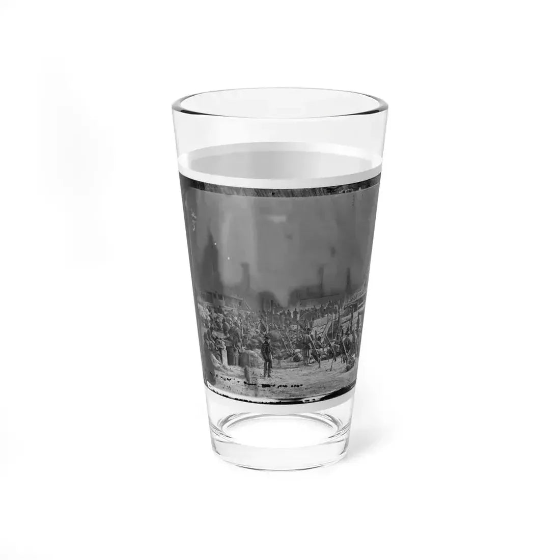 Aquia Creek Landing, Va. Embarkation Of 9th Army Corps For Fort Monroe (U.S. Civil War) Pint Glass 16oz - Go Mug Yourself