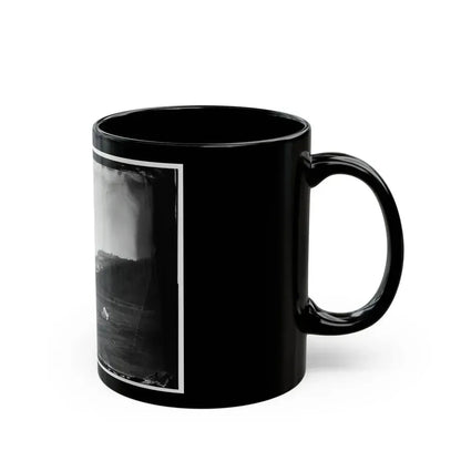 Aquia Creek Landing, Va. View Of The Federal Supply Depot (U.S. Civil War) Black Coffee Mug - Go Mug Yourself