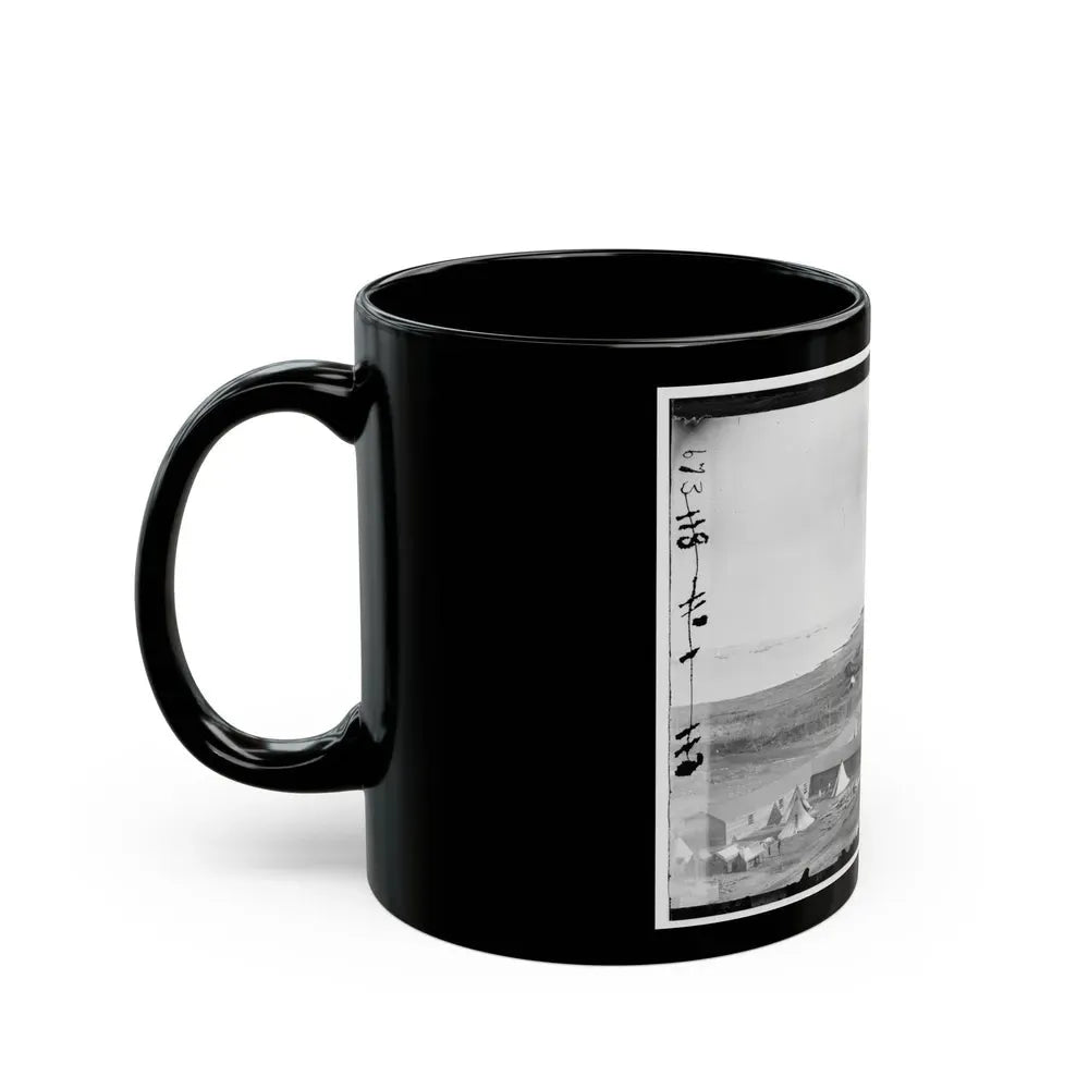 Aquia Creek Landing, Va. View Of The Federal Supply Depot (U.S. Civil War) Black Coffee Mug - Go Mug Yourself