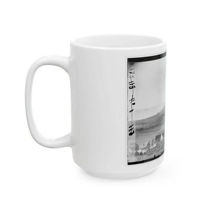 Aquia Creek Landing, Va. View Of The Federal Supply Depot (U.S. Civil War) White Coffee Mug - Go Mug Yourself