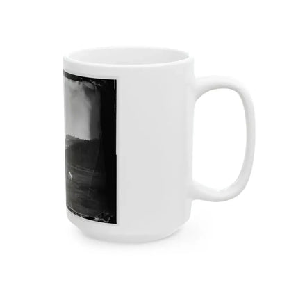 Aquia Creek Landing, Va. View Of The Federal Supply Depot (U.S. Civil War) White Coffee Mug - Go Mug Yourself