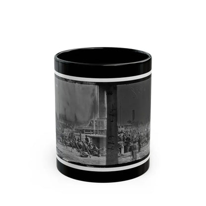Aquia Creek Landing, Va. Embarkation Of 9th Army Corps For Fort Monroe (U.S. Civil War) Black Coffee Mug-11oz-Go Mug Yourself