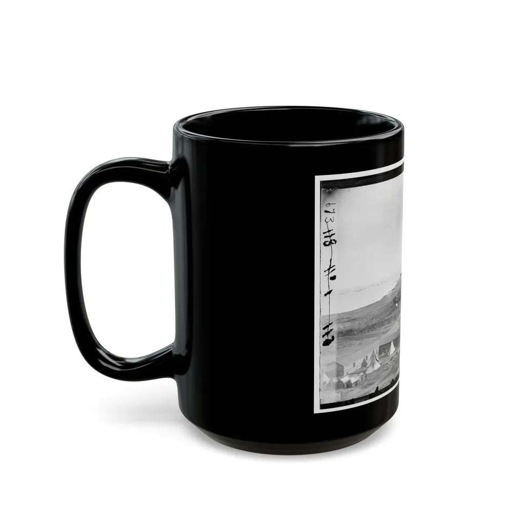 Aquia Creek Landing, Va. View Of The Federal Supply Depot (U.S. Civil War) Black Coffee Mug-Go Mug Yourself