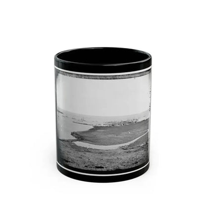 Aquia Creek Landing, Virginia. Distant View Of Federal Supply Depot (U.S. Civil War) Black Coffee Mug 11oz - Go Mug Yourself