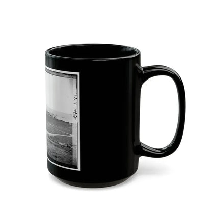 Aquia Creek Landing, Virginia. Distant View Of Federal Supply Depot (U.S. Civil War) Black Coffee Mug - Go Mug Yourself