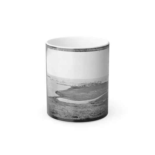 Aquia Creek Landing, Virginia. Distant View of Federal Supply Depot (U.S. Civil War) Color Changing Coffee Mug 11oz Default Title 11oz - Go Mug Yourself