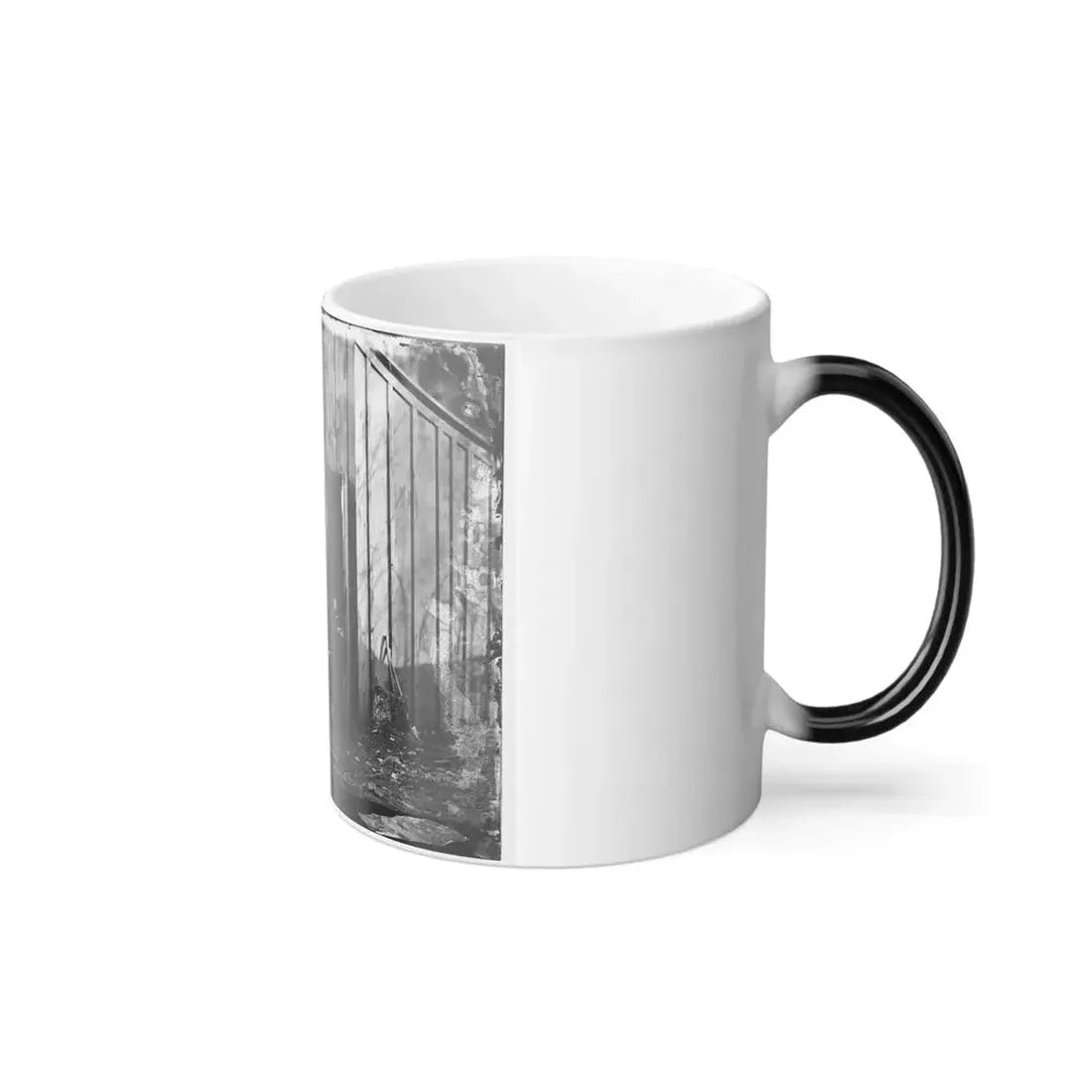 Aquia Creek Landing, Virginia (Vicinity). Group at Captain W.S. Hall's Wagon Camp (U.S. Civil War) Color Changing Coffee Mug 11oz - Go Mug Yourself