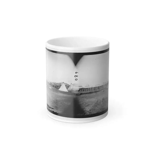 Aquia Creek Landing, Virginia. View From Commissary Department (U.S. Civil War) Color Changing Coffee Mug 11oz Default Title - Go Mug Yourself