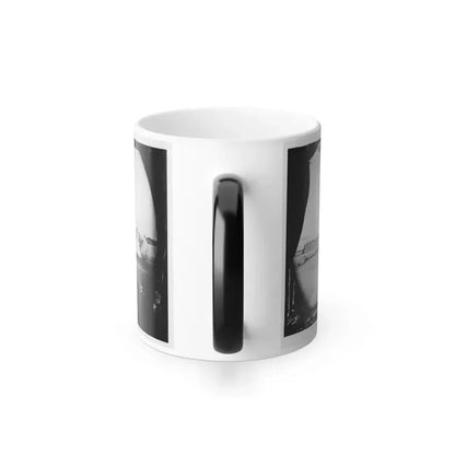 Aquia Creek Landing, Virginia. View From Commissary Department (U.S. Civil War) Color Changing Coffee Mug 11oz - Go Mug Yourself