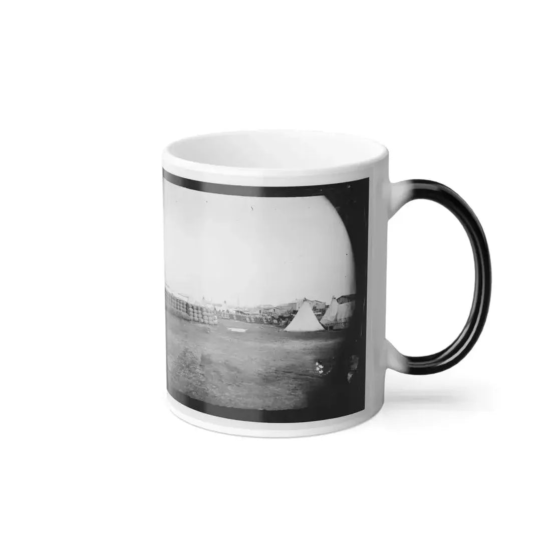 Aquia Creek Landing, Virginia. View From Commissary Department (U.S. Civil War) Color Changing Coffee Mug 11oz - Go Mug Yourself