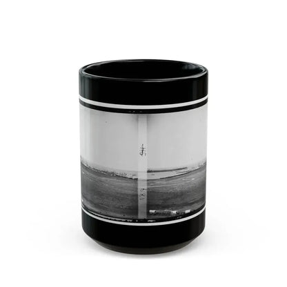 Aquia Creek Landing, Virginia. View Of Federal Supply Depot (U.S. Civil War) Black Coffee Mug 15oz - Go Mug Yourself