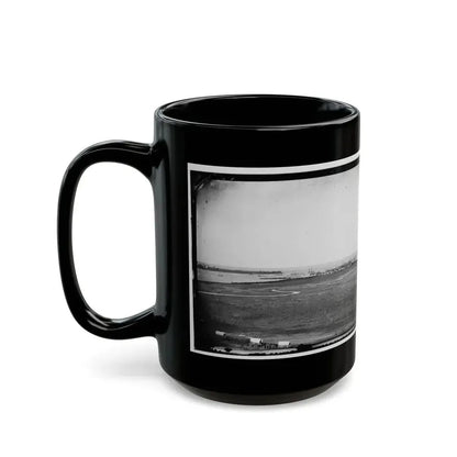 Aquia Creek Landing, Virginia. View Of Federal Supply Depot (U.S. Civil War) Black Coffee Mug - Go Mug Yourself