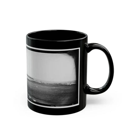 Aquia Creek Landing, Virginia. View Of Federal Supply Depot (U.S. Civil War) Black Coffee Mug - Go Mug Yourself