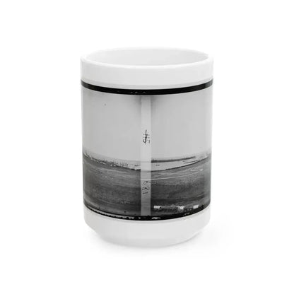 Aquia Creek Landing, Virginia. View Of Federal Supply Depot (U.S. Civil War) White Coffee Mug 15oz - Go Mug Yourself