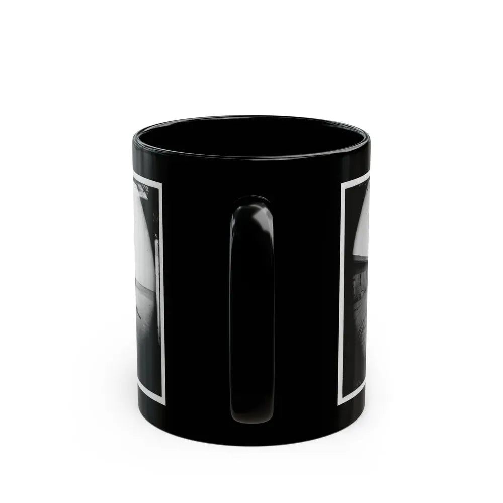 Aquia Creek Landing, Virginia. View Of Wharf (U.S. Civil War) Black Coffee Mug - Go Mug Yourself
