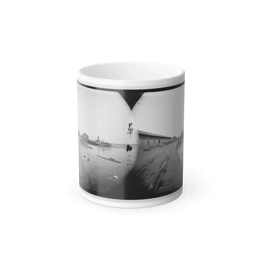 Aquia Creek Landing, Virginia. View of Wharf (U.S. Civil War) Color Changing Coffee Mug 11oz Default Title 11oz - Go Mug Yourself