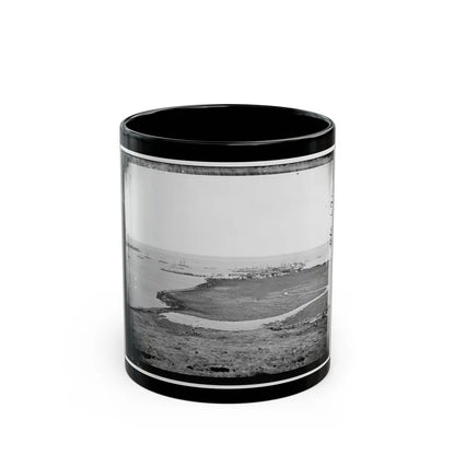 Aquia Creek Landing, Virginia. Distant View Of Federal Supply Depot (U.S. Civil War) Black Coffee Mug-11oz-Go Mug Yourself