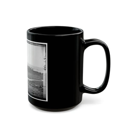 Aquia Creek Landing, Virginia. Distant View Of Federal Supply Depot (U.S. Civil War) Black Coffee Mug-Go Mug Yourself