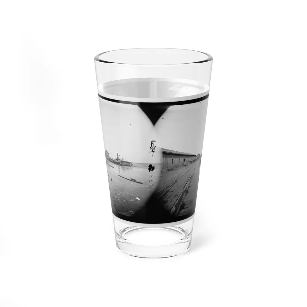 Aquia Creek Landing, Virginia. View Of Wharf (U.S. Civil War) Pint Glass 16oz-16oz-Go Mug Yourself