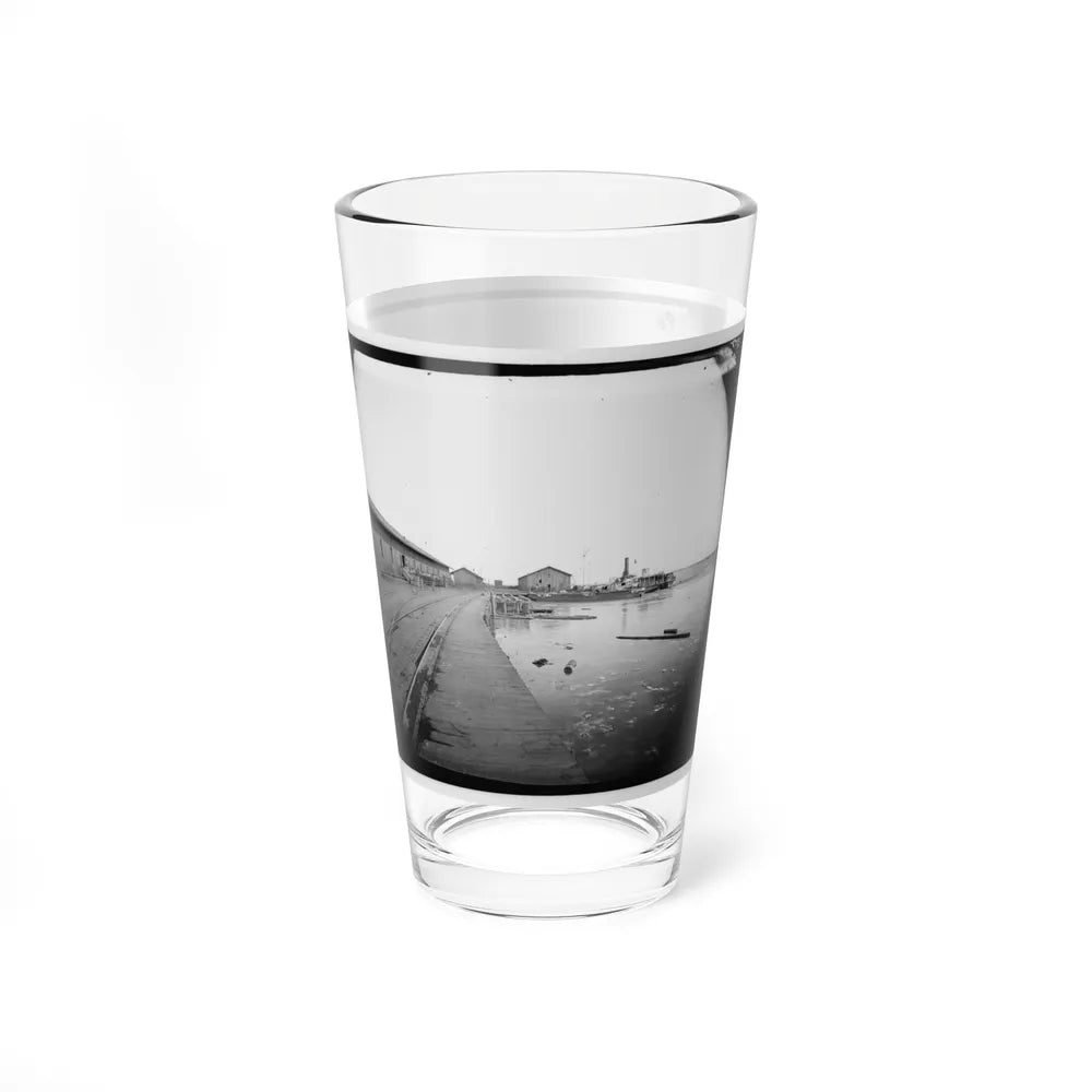 Aquia Creek Landing, Virginia. View Of Wharf (U.S. Civil War) Pint Glass 16oz-Go Mug Yourself