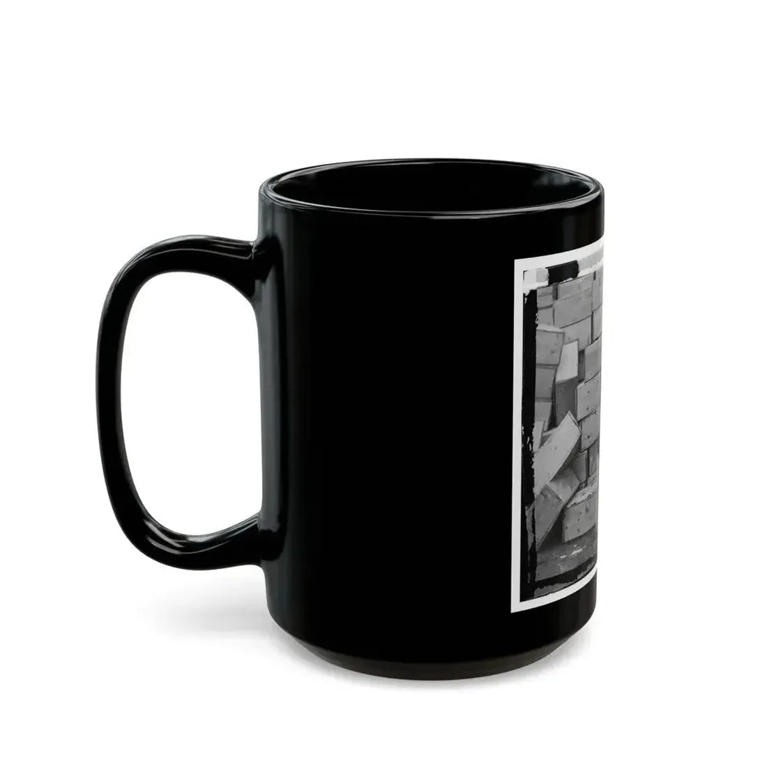 Aquia Creek, Virginia. Captain J.W. Forsyth, The Provost Marshall (U.S. Civil War) Black Coffee Mug - Go Mug Yourself