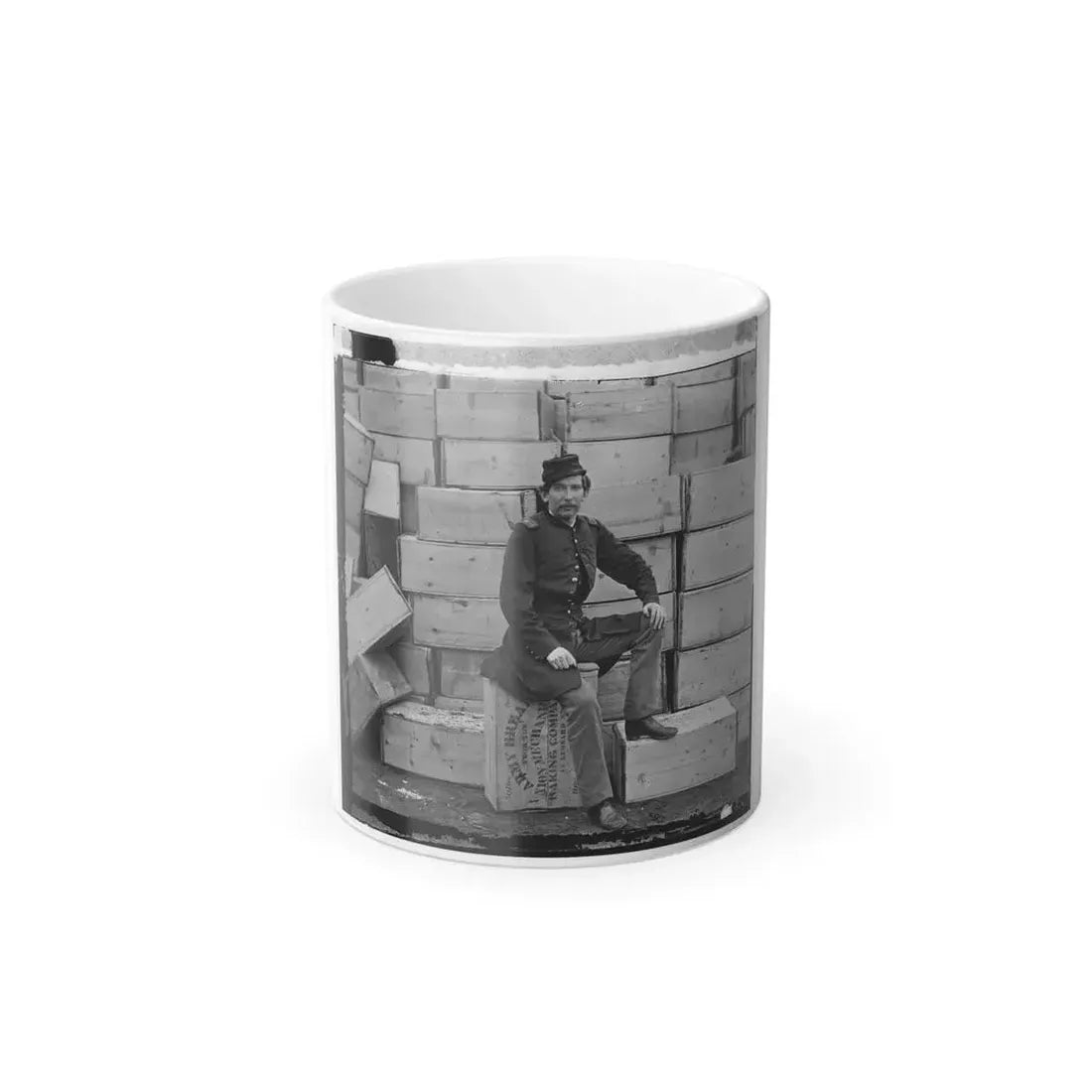 Aquia Creek, Virginia. Captain J.W. Forsyth, the Provost Marshall (U.S. Civil War) Color Changing Coffee Mug 11oz Default Title 11oz - Go Mug Yourself