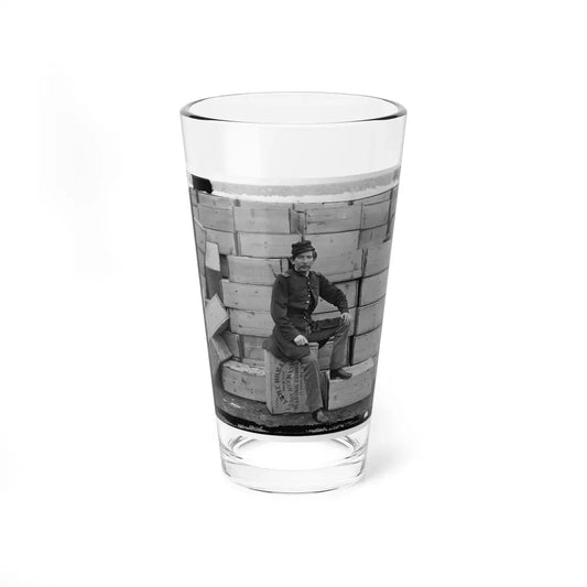 Aquia Creek, Virginia. Captain J.W. Forsyth, The Provost Marshall (U.S. Civil War) Pint Glass 16oz 16oz - Go Mug Yourself