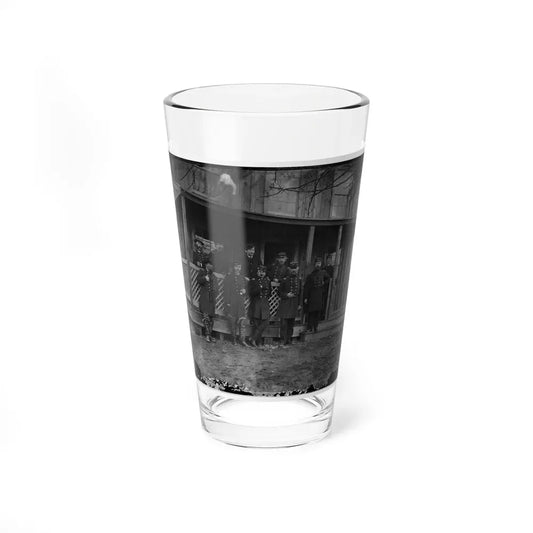 Aquia Creek, Virginia. Group Standing In Front Of Hospital (U.S. Civil War) Pint Glass 16oz 16oz - Go Mug Yourself