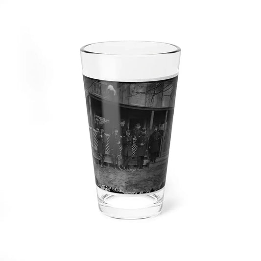 Aquia Creek, Virginia. Group Standing In Front Of Hospital (U.S. Civil War) Pint Glass 16oz 16oz - Go Mug Yourself