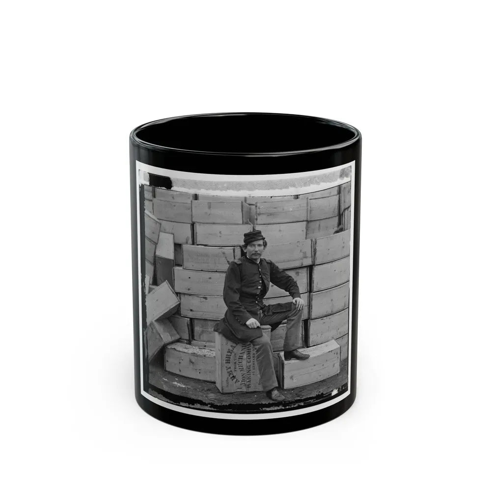 Aquia Creek, Virginia. Captain J.W. Forsyth, The Provost Marshall (U.S. Civil War) Black Coffee Mug-11oz-Go Mug Yourself