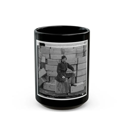 Aquia Creek, Virginia. Captain J.W. Forsyth, The Provost Marshall (U.S. Civil War) Black Coffee Mug-15oz-Go Mug Yourself