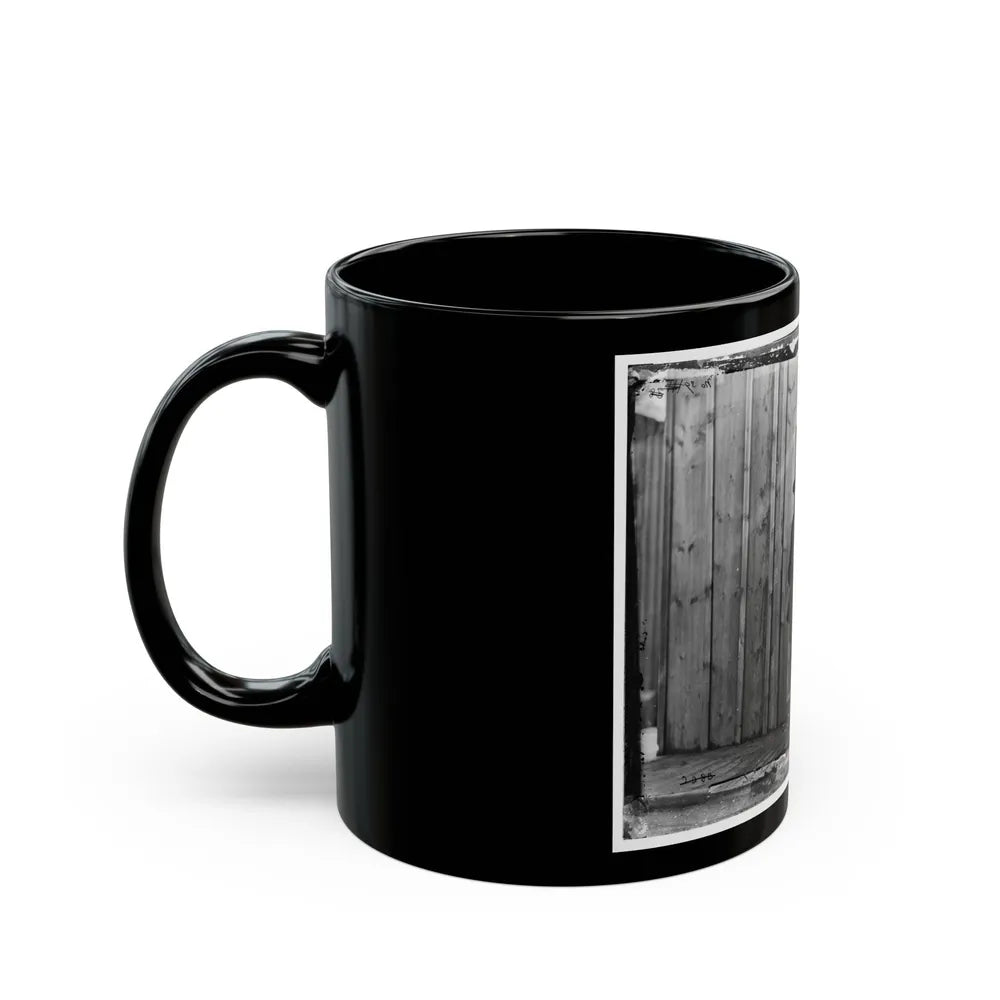 Aquia Crek Landing, Virginia. Capt. T.E. Hall, Assist. Quartermaster (U.S. Civil War) Black Coffee Mug-Go Mug Yourself