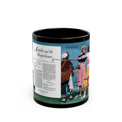 Arabella and the Susquehanna, Collier's, April 23, 1949 - Black Coffee Mug 11oz - Go Mug Yourself