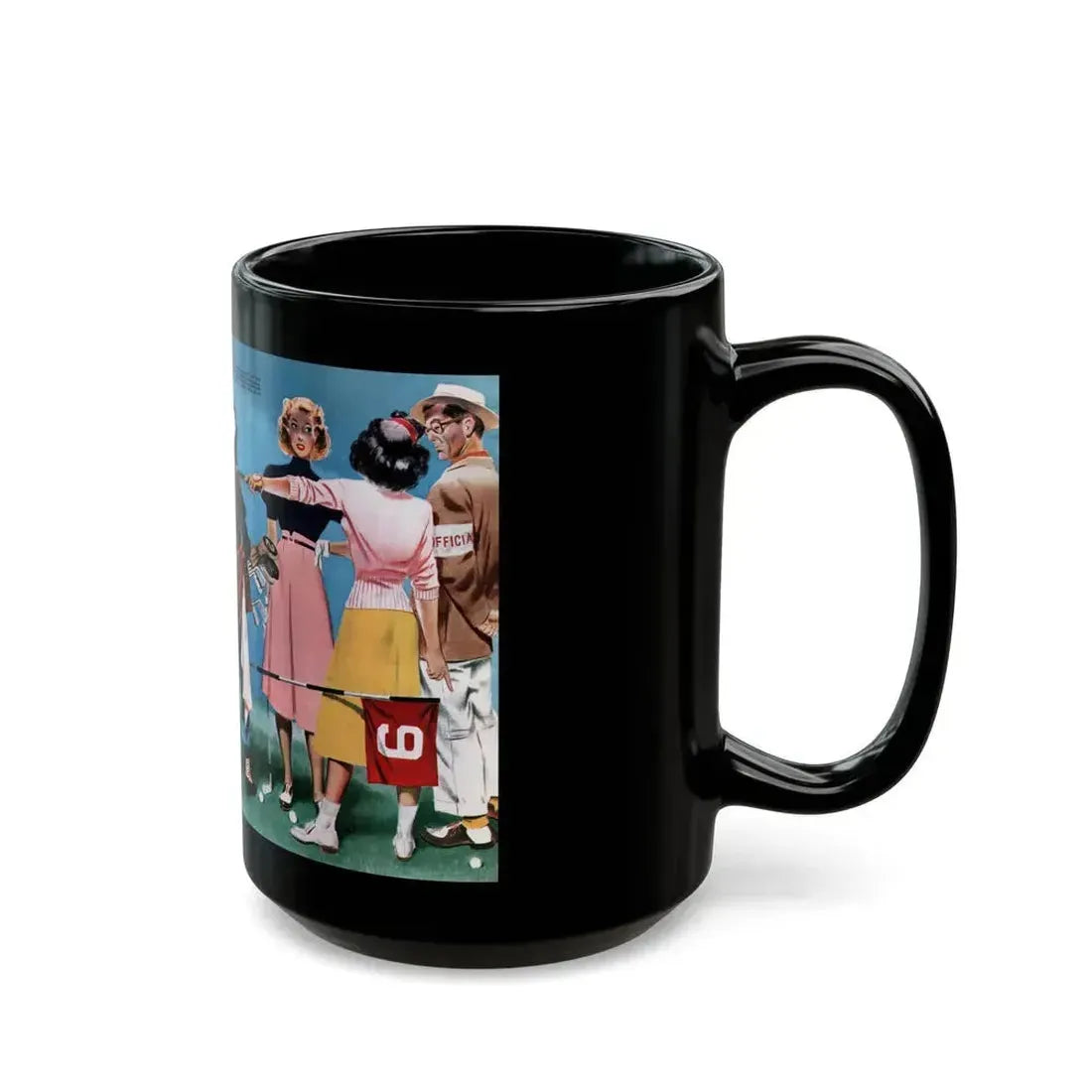 Arabella and the Susquehanna, Collier's, April 23, 1949 - Black Coffee Mug - Go Mug Yourself