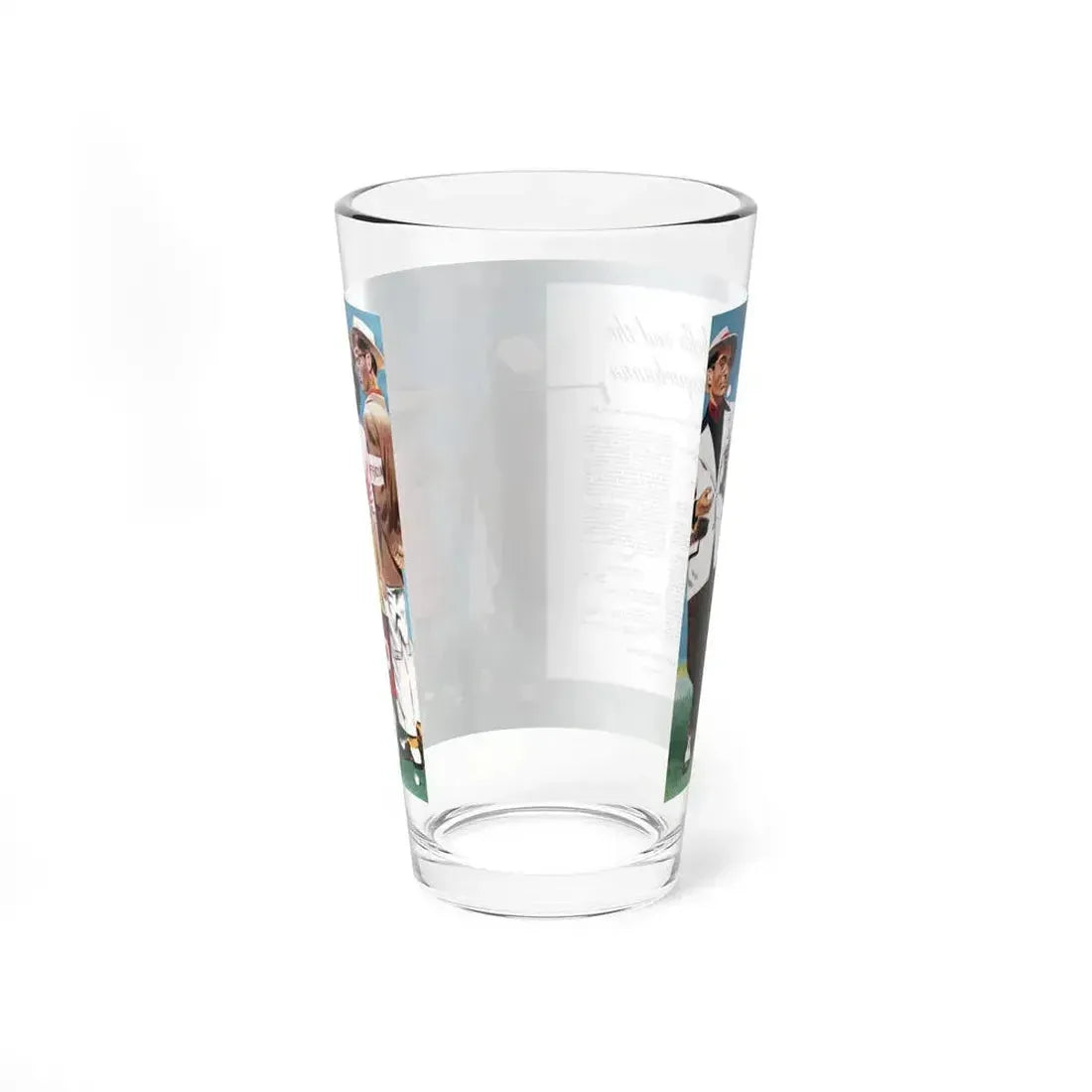 Arabella and the Susquehanna, Collier's, April 23, 1949 (Magazine Illustration) Pint Glass 16oz - Go Mug Yourself