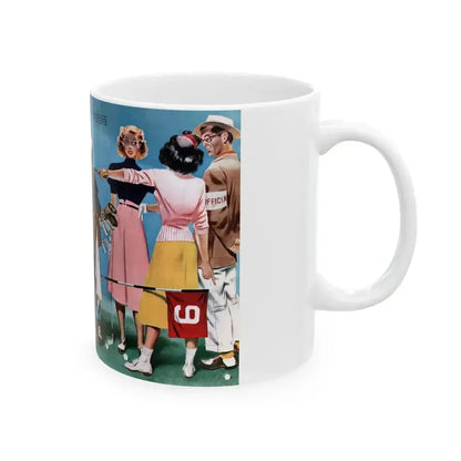 Arabella and the Susquehanna, Collier's, April 23, 1949 - White Coffee Mug - Go Mug Yourself