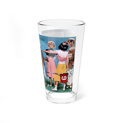 Arabella and the Susquehanna, Collier's, April 23, 1949 (Magazine Illustration) Pint Glass 16oz-Go Mug Yourself