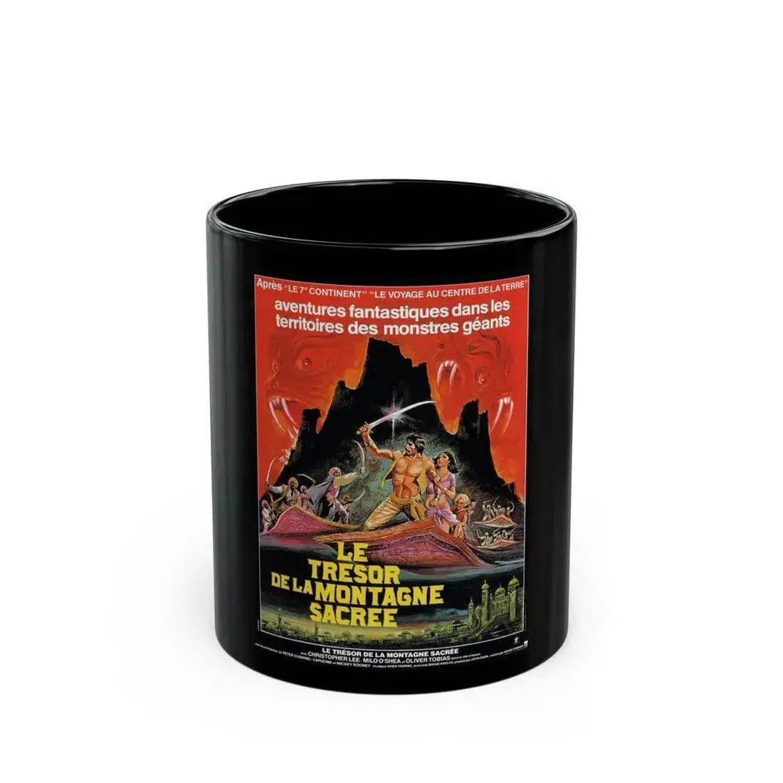 ARABIAN ADVENTURE 1979 Movie Poster - Black Coffee Mug 11oz - Go Mug Yourself