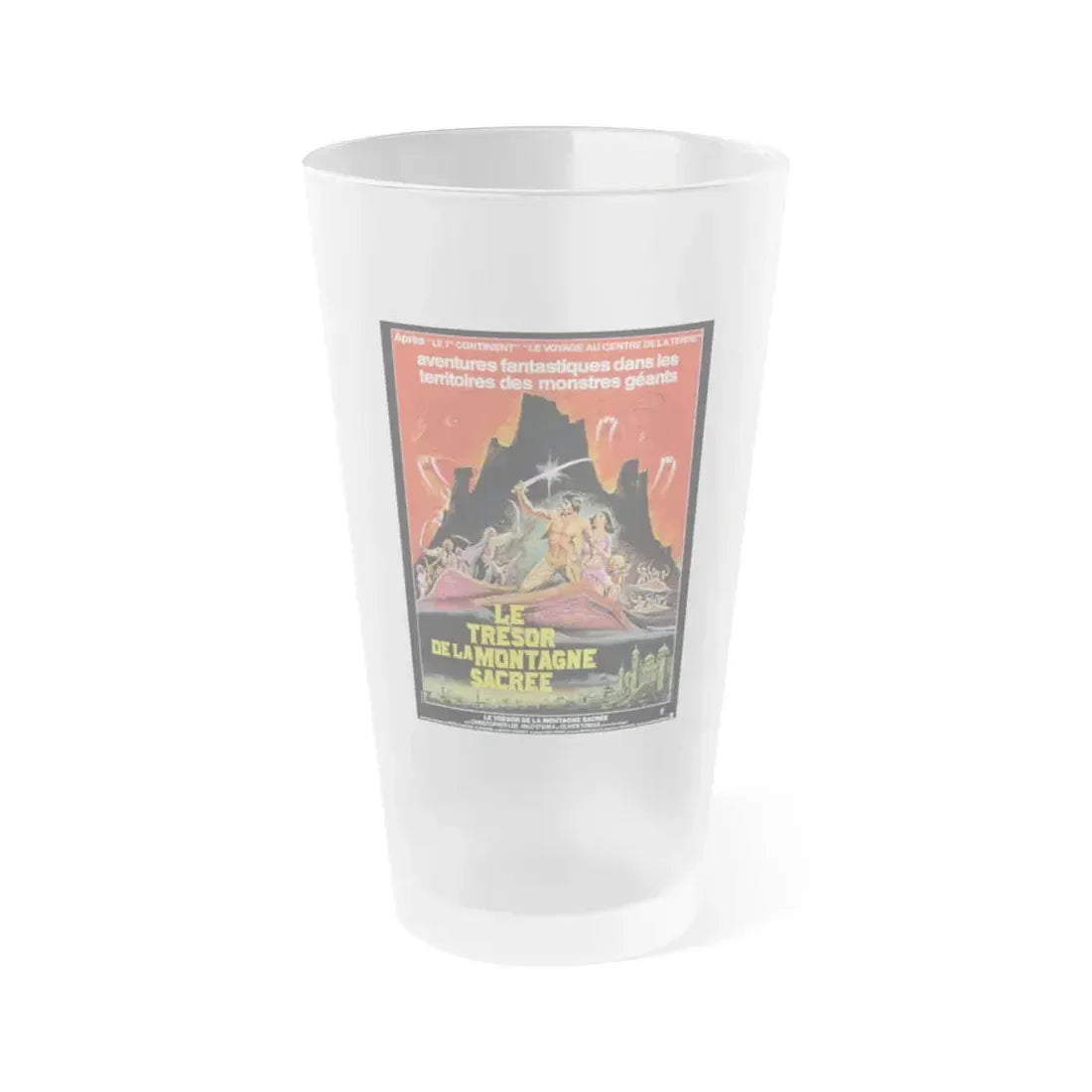 ARABIAN ADVENTURE 1979 Movie Poster - Frosted Pint Glass 16oz Default Title - Go Mug Yourself